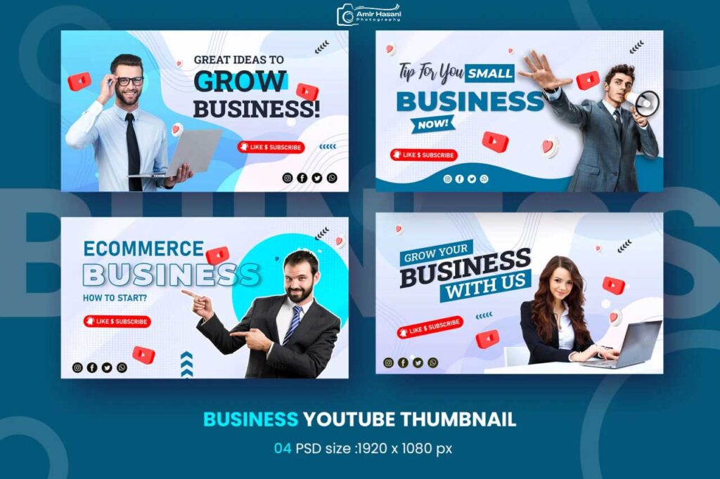 دانلود تامبنیل یوتیوب بیزینس