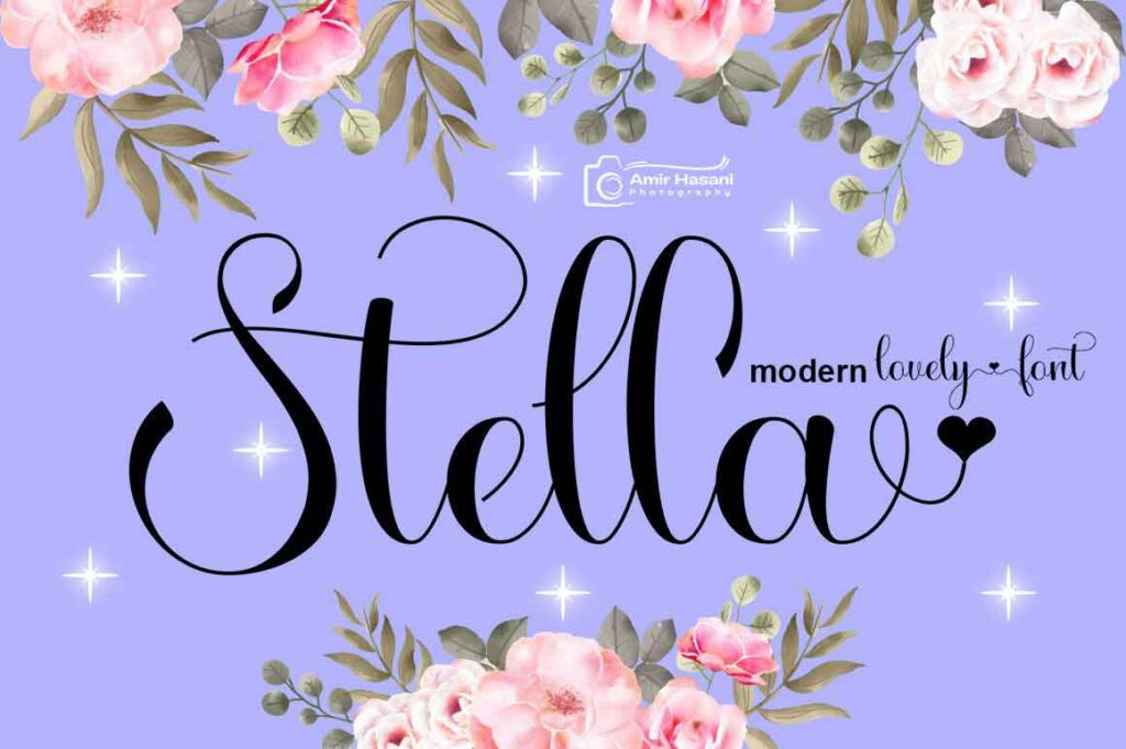 دانلود فونت فانتزی Stella
