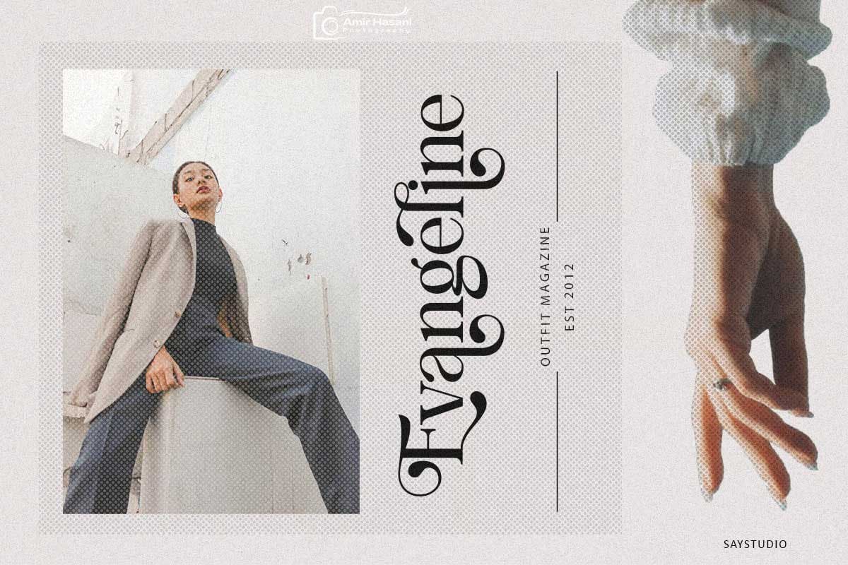 دانلود فونت لاکچری Blue Mirage