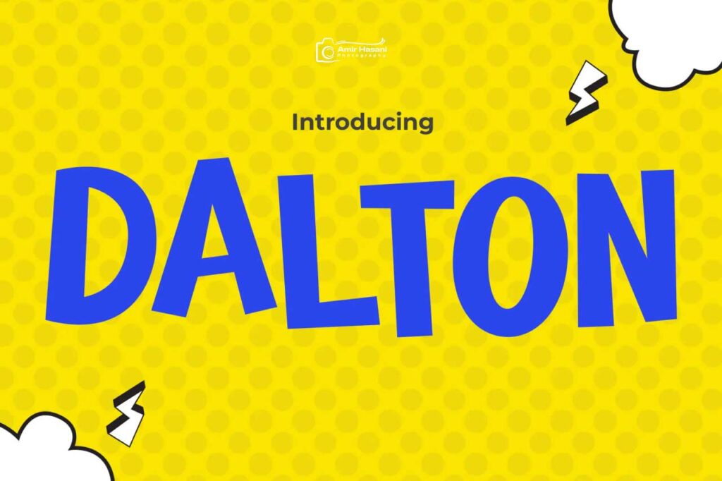 دانلود فونت کارتونی Dalton