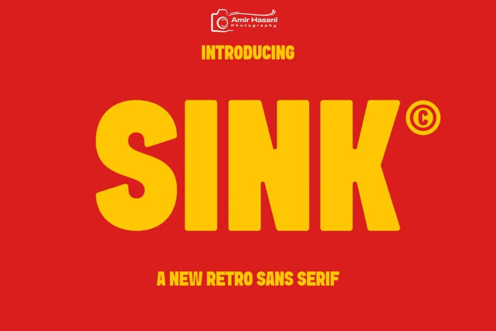 دانلود فونت انگلیسی Sink