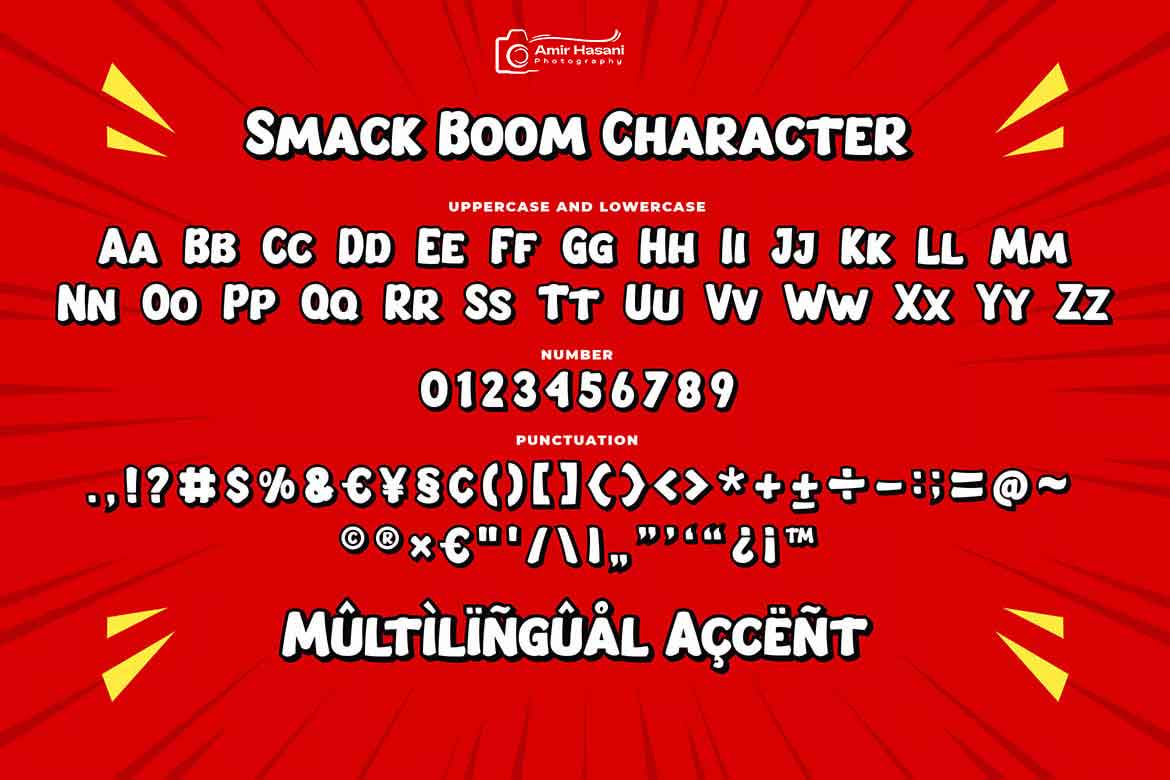 دانلود فونت کارتونی Smack Boom