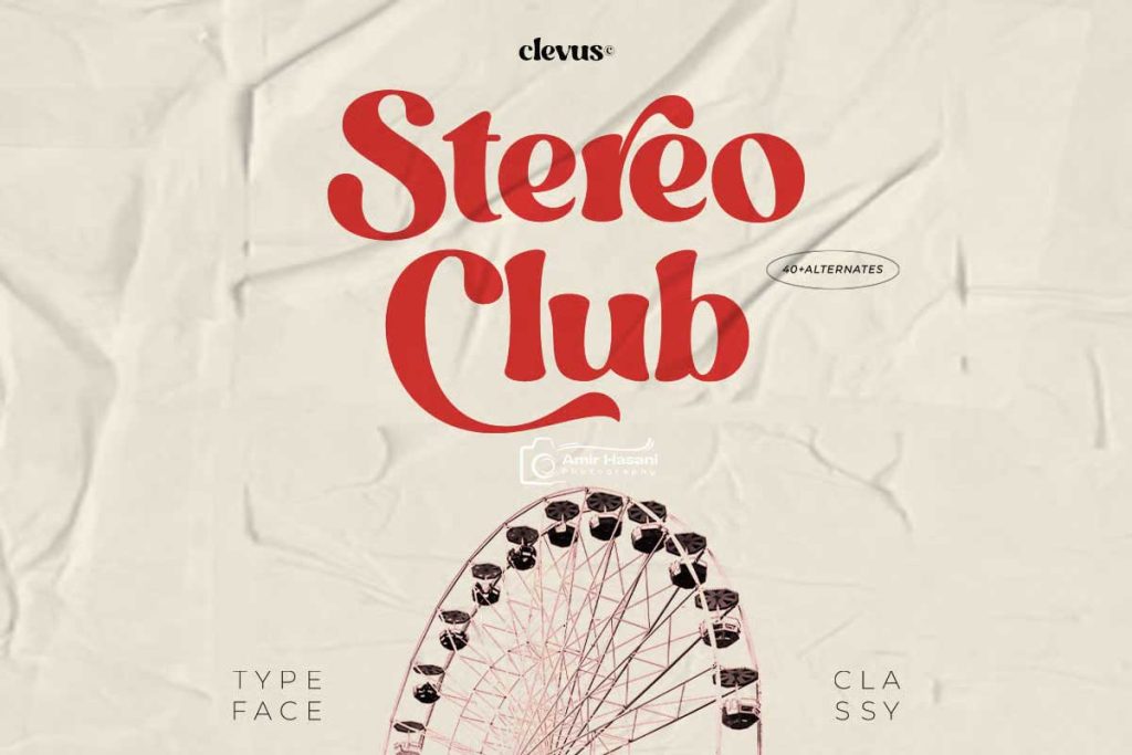 دانلود فونت فانتزی Stereo Club