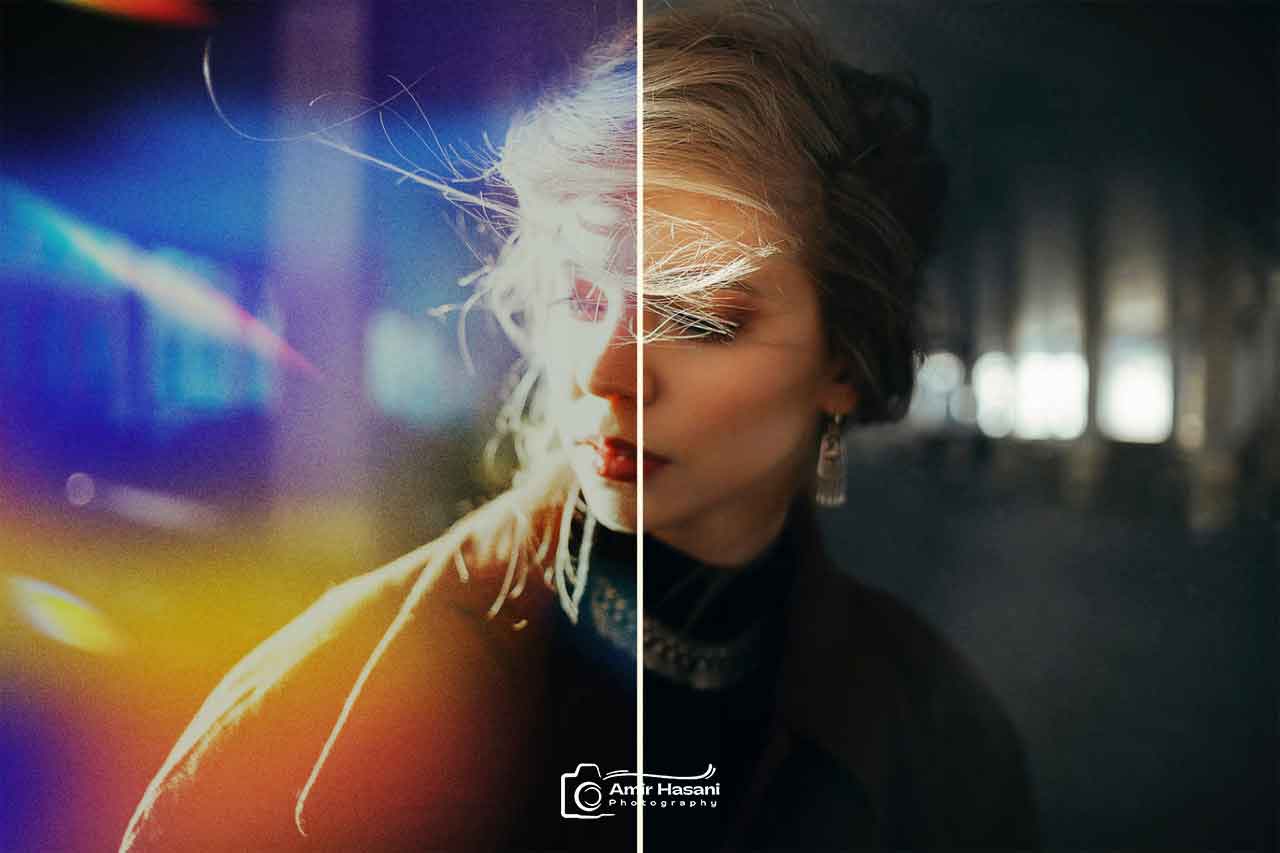 دانلود افکت عکس نشت نور برای فتوشاپ