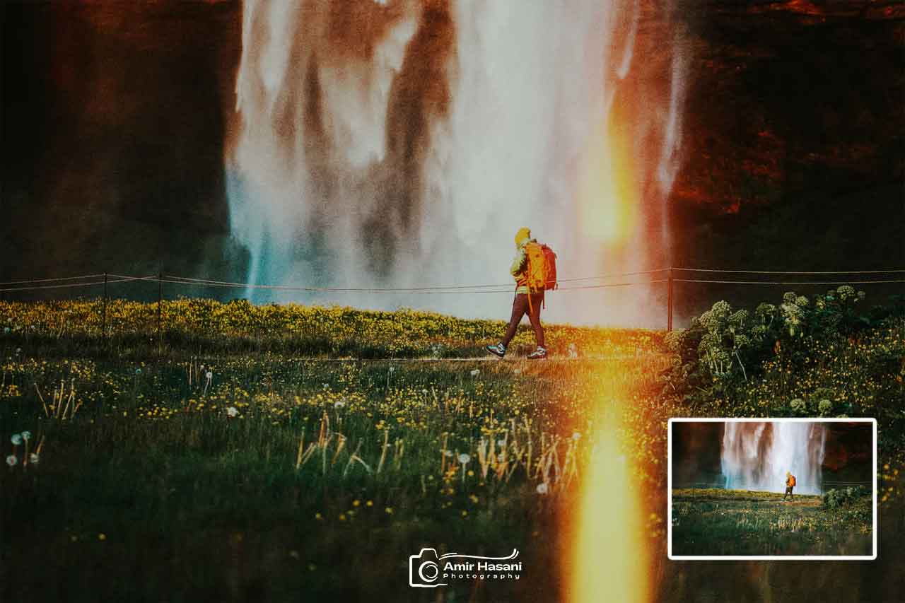 دانلود افکت عکس نشت نور برای فتوشاپ